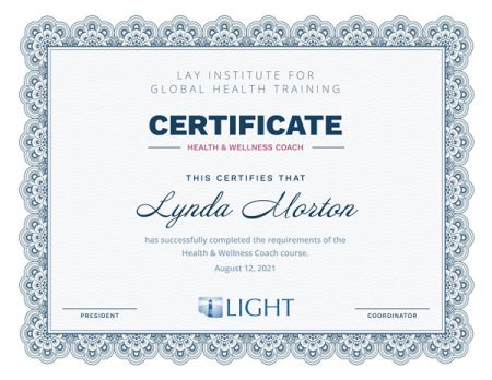 Certificado del curso de salud y evangelismo - Beckfords Ministry Certificado del curso de salud y evangelismo - Beckfords Ministry